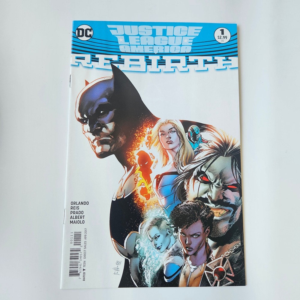 DC Comics Justice League of America Rebirth #1 Batman Lobo Vixen
